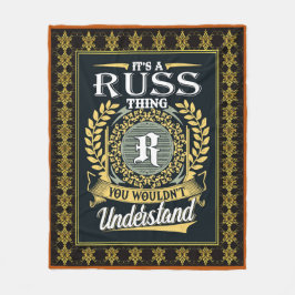 Cobertor De Velo É uma coisa de Russ que não conseguias entender