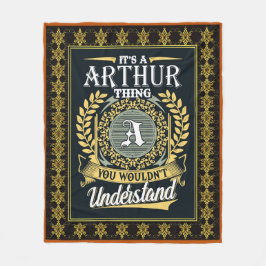 Cobertor De Velo É uma coisa do Arthur que não conseguias entender