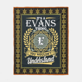 Cobertor De Velo É uma coisa do Evans que você não entendia