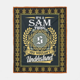 Cobertor De Velo É uma coisa do Sam que você não entenderia