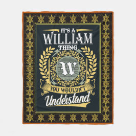 Cobertor De Velo É uma coisa do William que não conseguias entender