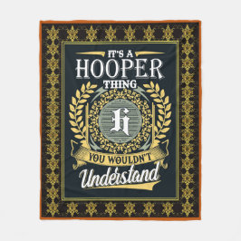 Cobertor De Velo É uma coisa Hooper que você não conseguia entender