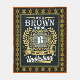 Cobertor De Velo É uma coisa marrom que você não conseguia entender