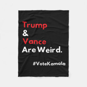 Cobertor De Velo E Vance São Estranhos Votar Kamala Harris 2024 Ele