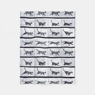 Cobertor De Velo EADWEARD MUYBRIDGE: Gato que anda - cobertura
