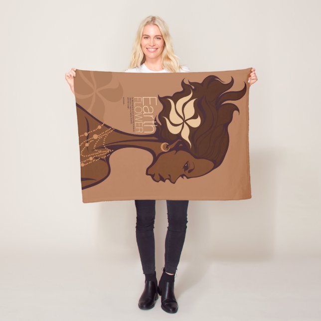 COBERTOR DE VELO EARTH FLOWER (In Situ)