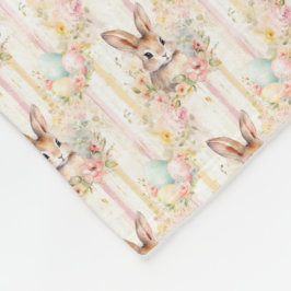 Cobertor De Velo Easter Bunny Seamless Fabric – Pastel Cute Rabbit