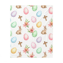 Easter Grace – Seamless Pastel Bunny & Cross Patte
