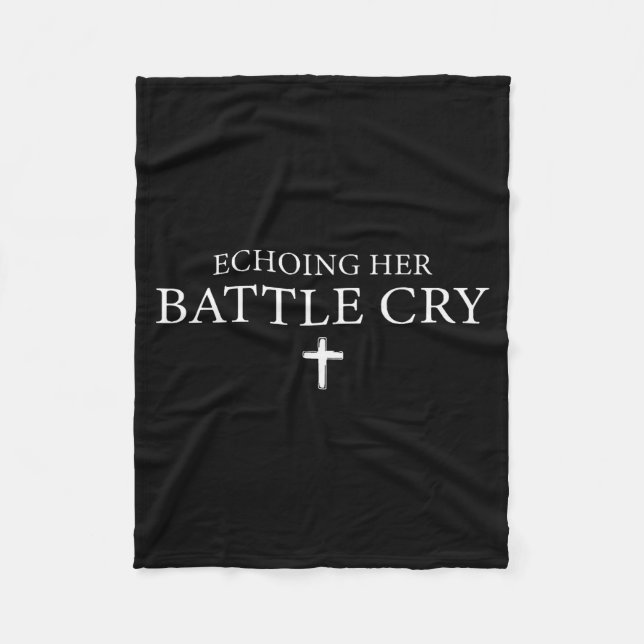 Cobertor De Velo Echoing Her Battle Cry  (Frente)
