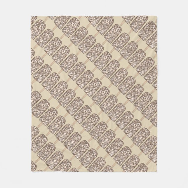 Cobertor De Velo Eclair Sorvete de Chocolate (Frente)