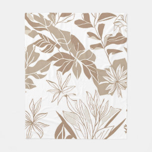 Cobertor De Velo Eclectic Natural Terracotta Wildflower Rustic Boho