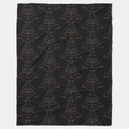Cobertor De Velo Eclectic Owl Blanket