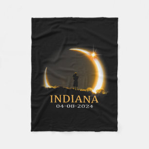Cobertor De Velo Eclipse Solar 2024 Eclipse Solar Total de Indiana