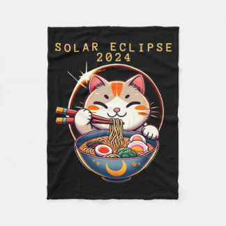 Cobertor De Velo Eclipse Solar 8 de Abril de 2024 Astronomia Gato K