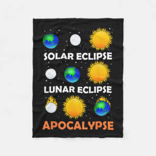 Cobertor De Velo Eclipse Solar Espaço do Professor de Ciência Lunar