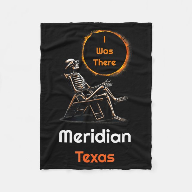 Cobertor De Velo Eclipse Solar Fofo Meridiano Texas Lá (Frente)