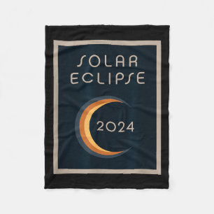 Cobertor De Velo Eclipse Solar para Designer Retro Minimalista Simp