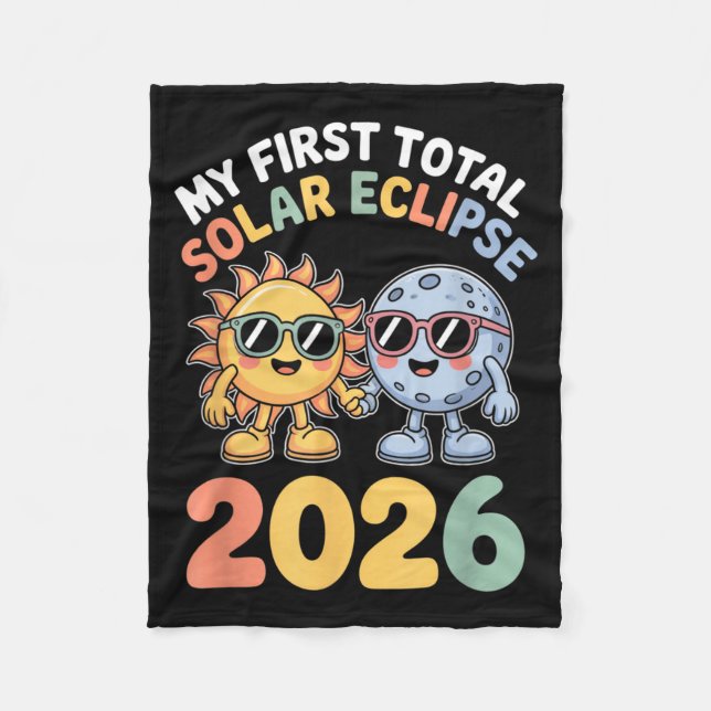 Cobertor De Velo Eclipse Solar Total 12 de Agosto de 2026 Totalidad (Frente)