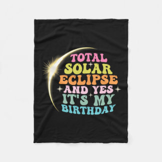 Cobertor De Velo Eclipse Solar Total e Sim É O Meu Ap de Aniversári