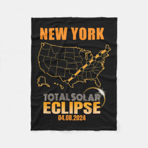 Cobertor De Velo Eclipse Solar Total Nova Iorque