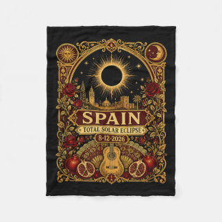 Cobertor De Velo Eclipse Total Solar Espanha 2026 Sevilha 12 de Ago