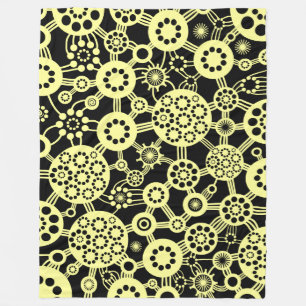 Cobertor De Velo Ecossistema - Amarelo Giz sobre Preto