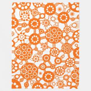 Cobertor De Velo Ecossistema - laranja no branco