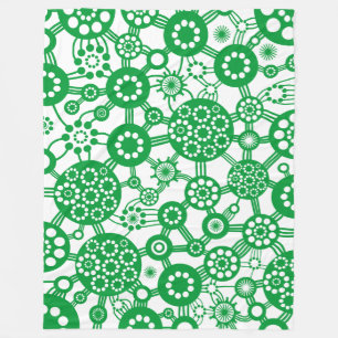 Cobertor De Velo Ecossistema - verde de grama no branco