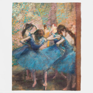 Cobertor De Velo Edgar Degas - Dançarinas em azul
