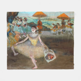 Cobertor De Velo Edgar Degas - Dançarino com Buquê, Banho com Palco