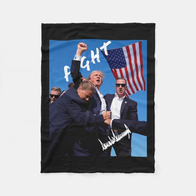 Cobertor De Velo Edição de Assinatura Trump (Frente)