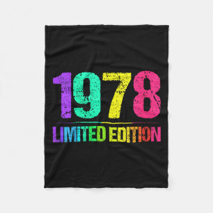 Cobertor De Velo Edição Limitada Feminina 1978 Vintage 78s Retro Vi