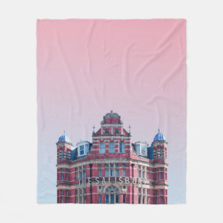COBERTOR DE VELO EDIFÍCIO DE SALISBURY SOB PINK SKIES
