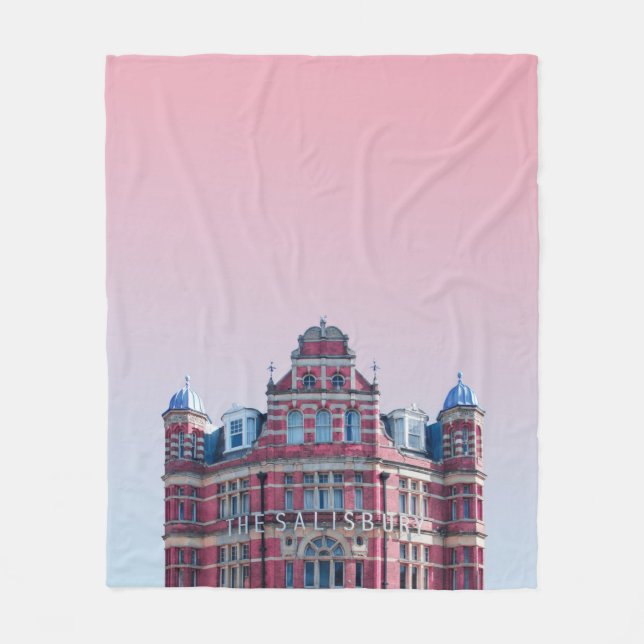 COBERTOR DE VELO EDIFÍCIO DE SALISBURY SOB PINK SKIES (Frente)