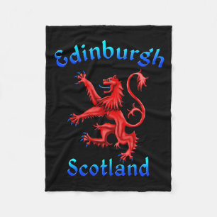Cobertor De Velo Edinburgh Scotland Lion Rampant Scottish Flag
