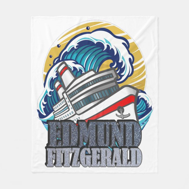 Cobertor De Velo Edmund Fitzgerald | Tributo ao Navio Lendário (Frente)