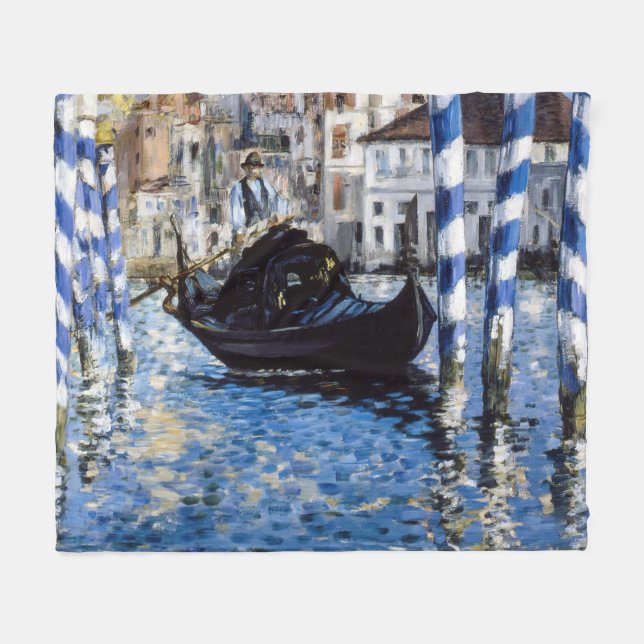 Cobertor De Velo Edouard Manet - Grande Canal, Veneza (Frente (Horizontal))