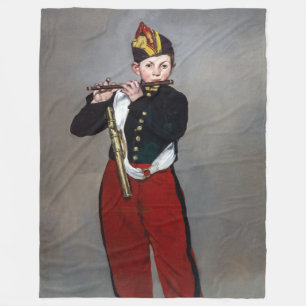 Cobertor De Velo Edouard Manet - O Friso / Jovem Flautista