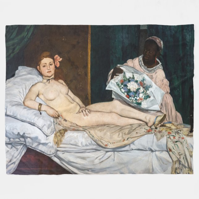 Cobertor De Velo Edouard Manet - Olympia (Frente (Horizontal))