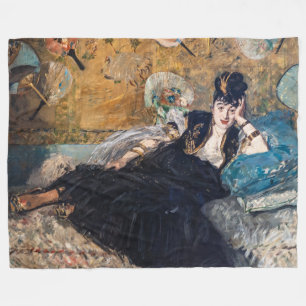 Cobertor De Velo Edouard Manet - Senhora com Leques