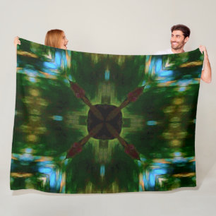 Cobertor De Velo Edredão tribal da mandala do protetor do nativo