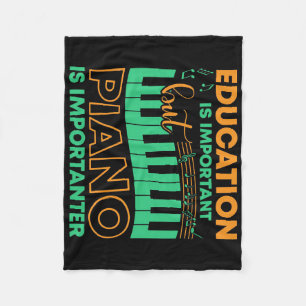 Cobertor De Velo Educação Musical E Piano