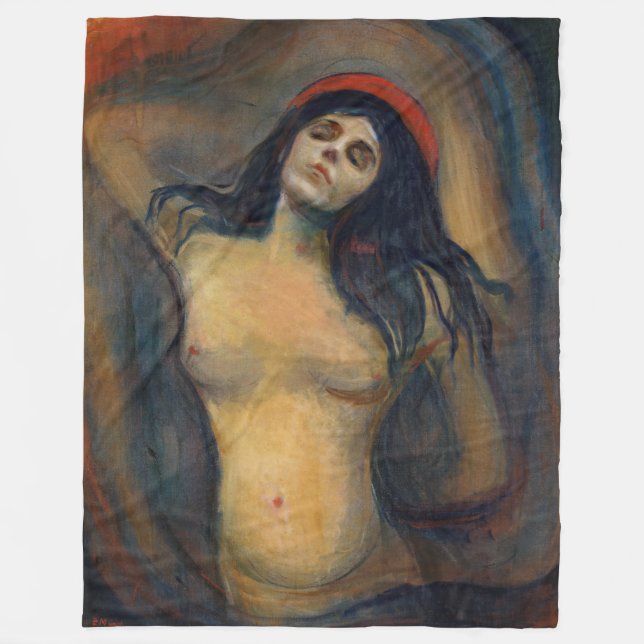 Cobertor De Velo Edvard Munch - Madona (Frente)