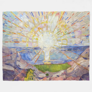 Cobertor De Velo Edvard Munch - O Sol 1911