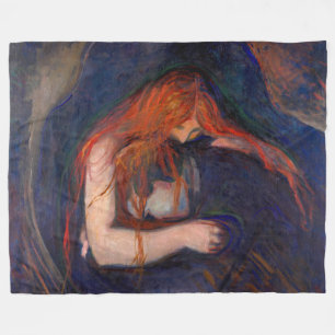 Cobertor De Velo Edvard Munch - Vampiro / Amor e Dor