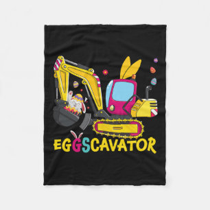 Cobertor De Velo Eggscavator Felz pascoa Engraçado Escavador Caça E