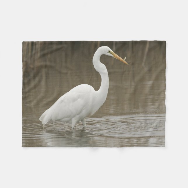 Cobertor De Velo Egret Branco do excelente (Frente (Horizontal))
