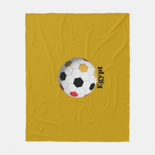 Cobertor De Velo Egypt Soccer (Frente)