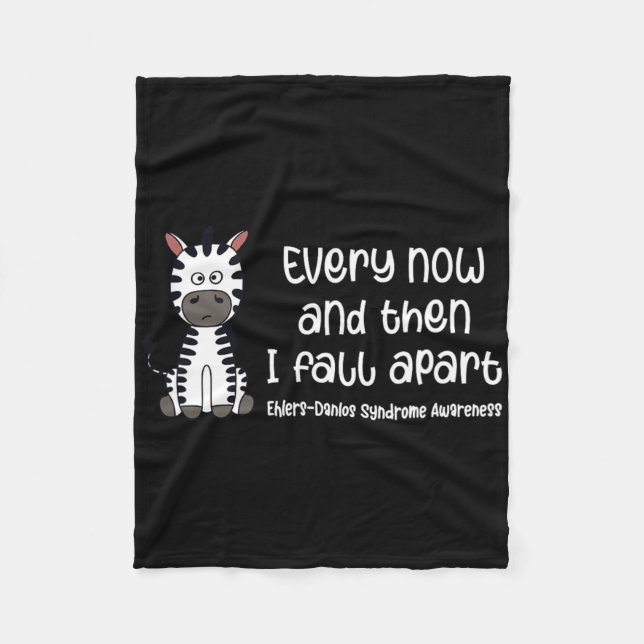 Cobertor De Velo Ehlers Danlos Consciência - De Vez Em Quando Eu Ca (Frente)