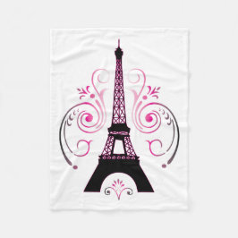 Cobertor De Velo Eiffel Tower Paris Gradient Swirl Design